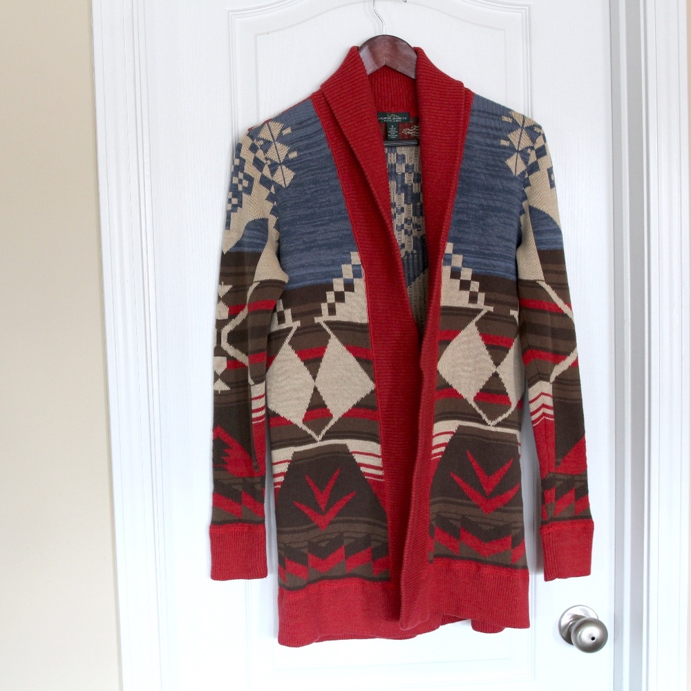 Ralph Lauren Patterned Cardigan/Jacket